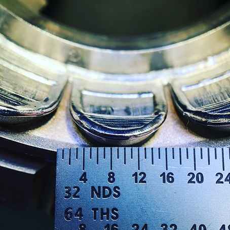 micro welded tool surface